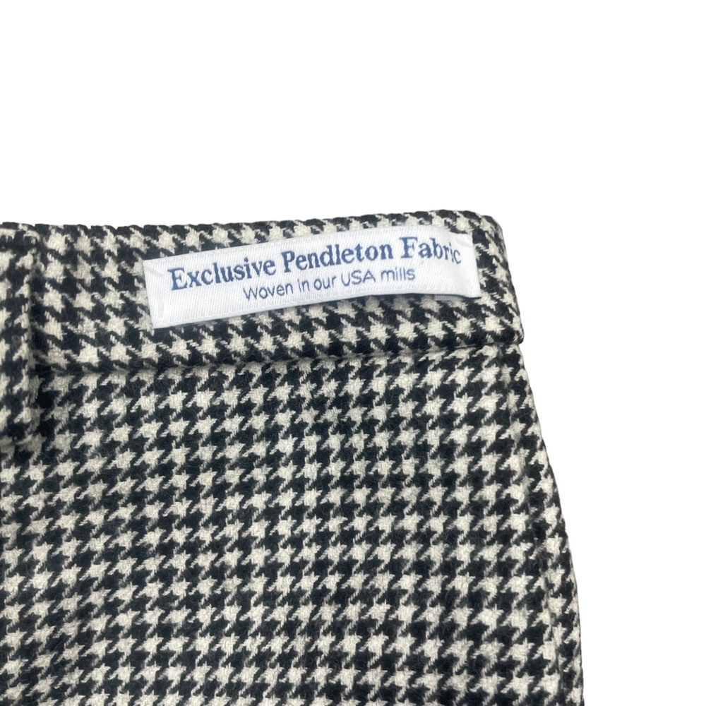 Pendleton Monochrome Houndstooth Straight Leg Tro… - image 3
